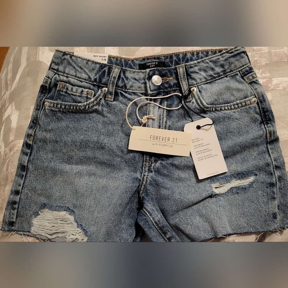 Forever 21 denim shorts